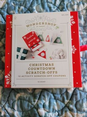 Wondershop Holiday Christmas Countdown Scratch-Offs - Red
